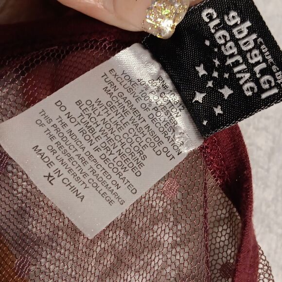 Texas Aggies Maroon T-Shirt with Mesh Shoulders - Picture 5 of 6